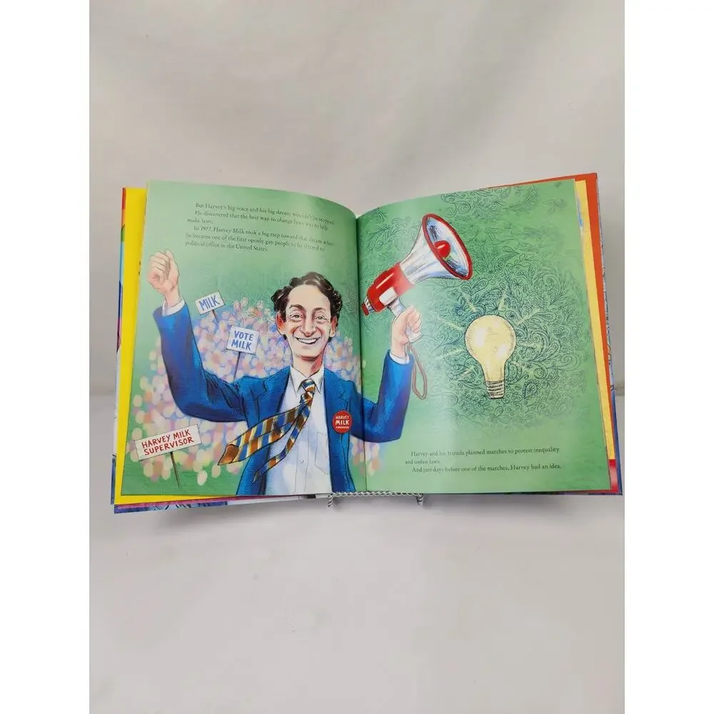 Pride: The Story of Harvey Milk and the Rainbow Flag - Hardcover - GOOD